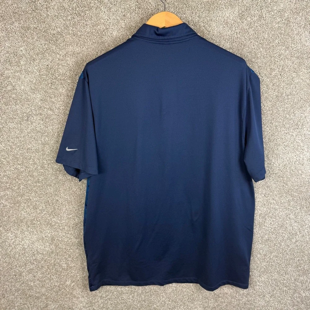 Nike Golf Dri Fit Lot of 3 Men's XL Blue Polo Shirt Performance Golf - Picture 10 of 10